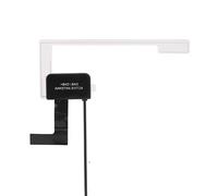 Socobeta Antena de Radio Antena Dab Radio de Coche Digital Antena de Antena Montaje en Vidrio MCX Enchufe Macho