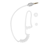 Socobeta Auricular con Cable Tubo de Aire Teléfono móvil Auricular monoaural Auricular estéreo con 2 Piezas Tapón para los oídos