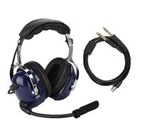 Socobeta Auriculares de 3.5 mm Auriculares de aviaci¨®n General Piloto de reducci¨®n de Ruido Auriculares para Pilotos