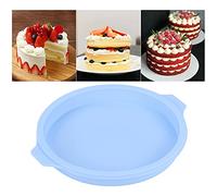 Socobeta Bandeja para Hornear de Molde de Pastel de Silicona de Forma Redonda para Hacer Pasteles Coloridos Seguro en Horno Refrigerador y Lavavajillas para Cocina Casera o Pastelería 4 Piezas Verde