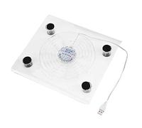 Socobeta Base de enfriamiento con Tira de Luz de Fondo LED RGB Base de enfriamiento del Ventilador de la Almohadilla de Enfriamiento del Enfriador USB para PS4/PS3/Laptop