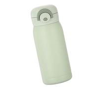 Socobeta Botella Aislada Verde Claro Elegante Taza de Vacío Portátil para Deportes Al Aire Uso Diario 1 Pieza (350ML)