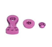 Socobeta Brazo Servo RC Ligero y Duradero de 25T para Conducción Estable de Vehículos de Control Remoto 1/10 (Púrpura)