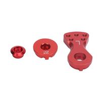 Socobeta Brazo Servo RC Ligero y Duradero de 25T para Conducción Estable de Vehículos de Control Remoto 1/10 (Rojo)
