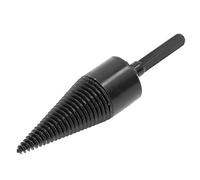 Socobeta Broca para Leña de Cono de Acero Al Carbono, Herramienta Divisora de Troncos de Vástago Hexagonal para Taladro Eléctrico, División de Madera (32mm)