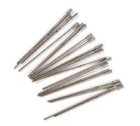 Socobeta Brocas Lapidarias con Revestimiento de Diamante de 20 Piezas, 1mm, para ágata, Agujas de Alta Velocidad para Perforación de Joyería, Ideales para Vidrio y ámbar