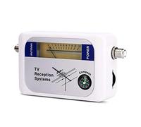 Socobeta Buscador de señal de TV Buscador de señal de Antena Buscador de Intensidad de señal DVB-T Buscador de Antena de TV HD con función de luz de Fondo para Antena satelital de Largo Alcance