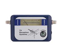 Socobeta Buscador de señal de TV de 170-862MHz Buscador de señal de Antena Mini Buscador de Intensidad de señal DVB-T Buscador de Antena de TV HD con función de retroiluminación