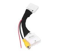 Socobeta Cable Adaptador Cable Adaptador de cámara de visión Trasera Cable Conector de cámara de Marcha atrás de vídeo estándar para