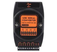 Socobeta Cable Convertidor de Puerto Serie USB a 485 de Grado Industrial con Puertos COM Aislados de 4 Vías para Conversión y Transmisión de Datos sin Problemas, para Entornos Hostiles