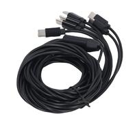 Socobeta Cable de Carga USB C a USB C Durable 6 en 1 Carga Rápida para S23 Air PVC Flexible de 4,9 Pies