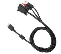Socobeta Cable de conversión de Audio Diseño de fidelidad de blindaje Alto Cable VGA HD Soporte CRT para Dreamcast DC