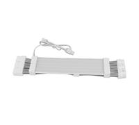 Socobeta Cable de Extensión de Alimentación RGB Direccionable 5V 3 Pines para Computadora de Escritorio Material TPE Funcional 30cm (Cable de neón ARGB para Tarjeta gráfica de 3x8)