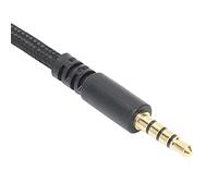 Socobeta Cable de Masculino a Macho de 3.5 Mm Cable Auxiliar de 3.5 Mm con Control de Volumen y Silencio Micrófono para Cloud