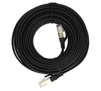 Socobeta Cable LAN Cat 8 de Alta Velocidad Cable de Red Blindado Plano de 40 Gbps para Dispositivos Inteligentes 10 M