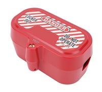 Socobeta Caja de Bloqueo de Enchufe, Cerradura de Seguridad Duradera, Solución de Bloqueo para Mantenimiento, Sitio de Trabajo Industrial, PA y ABS de Alta Resistencia, 1 Unidad