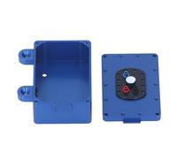 Socobeta Caja de Equipo de Automóvil RC, Caja Receptor RC de Aleación Protectora de Aluminio de Aluminio Resistente y Duradero Sellado con Tornillos para Actualizar (#2)