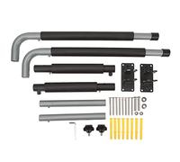 Socobeta Caja de Techo para Coche, Estante de Montaje en Pared, Telescópico Plegable, Ganchos de Almacenamiento con Rodamiento de Carga de 50KG para Canoas, Tablas de Surf