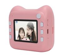 Socobeta Cámara de Impresión Instantánea para Estudiantes y Niños Fotografía Divertida de 48 MP con Impresión Térmica y Pantalla Transparente de 2,4 Pulgadas Batería de 800 MAh (Rosado)