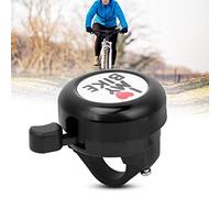 Socobeta Campana de Bicicleta con Llave en el Lado Duradero, para Diámetro de la Barra de Mano de Bicicleta 22 Mm/0.9in (Negro)