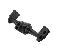 Socobeta Carcasa de Eje Delantero Duradera, Estabilidad Mejorada, Ligera para Coche de Control Remoto HOBBYPLUS 1/18 4WD CP18P (Negro)