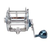 Socobeta Carrete de Pesca Baitcasting Redondo de Metal en para Pesca en Agua Salada Mano Derecha Rendimiento Compacto 1 Pieza