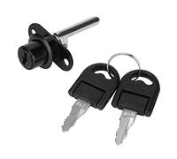 Socobeta Cerradura para Armario Cerradura para Muebles Resistente a la Corrosión con Llaves, para Cajón con Base Engrosada, para Seguridad de Oficina, 2 Piezas para Archivador (Cerradura simple