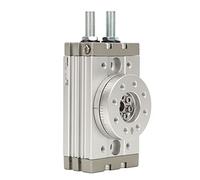 Socobeta Cilindro de Aire Rotativo, Actuador Rotativo Neumático de Aleación de Aleación de Aluminio Ajustable de 190 Grados con Anillo Magnético para Equipos de Automatización (MSQB-20A)