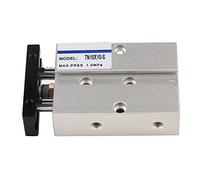 Socobeta Cilindro de Aire TN10, Eje de Varilla Doble, Componentes Neumáticos de Doble Acción para Uso Industrial, Aleación de Aluminio (TN10X10)