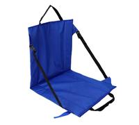 Socobeta Cojín de Asiento de Estadio Cómodo y Portátil con Correa Ajustable para Eventos Al Aire Libre Resistente Al Agua Azul