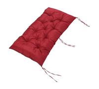 Socobeta Cojín para Banco de Interior y Exterior, Cojín para Muebles de Patio, Suave y Resistente, para 2 Personas, 59,06 X 19,69 Pulgadas, Ideal para Jardín, Balcón (Vino Tinto)