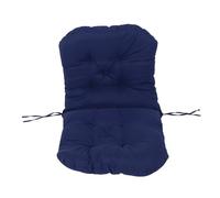 Socobeta Cojín para Silla Mecedora, Cojín de Asiento Grueso a Prueba de Sol para Interior y Exterior, 39,4x19,7 Pulgadas (Azul Oscuro)