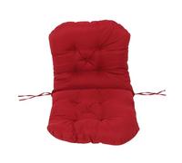 Socobeta Cojín para Silla Mecedora, Cojín de Asiento Grueso a Prueba de Sol para Interior y Exterior, 39,4x19,7 Pulgadas (Vino Tinto)