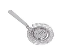 Socobeta Colador de Barra, Filtro de Colador de Camarero de Acero Inoxidable para Jugo de té, Accesorios de Barra de Cocina para el Hogar, para Bar, Restaurante, Fiesta (Plata)