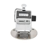 Socobeta Contador Manual de Acero Inoxidable de 4 Dígitos, para Escuelas, Casinos, para un Conteo Preciso de Dinero