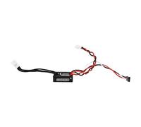 Socobeta Controlador de Velocidad Eléctrico Impermeable RC ESC 50A para Coches sobre Orugas 1/24 1/18 1/16, Función Ajustable Inteligente, Material de Aluminio Duradero