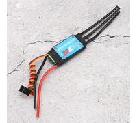 Socobeta Controlador Electrónico de Velocidad ESC sin Escobillas para Barco RC, Respuesta Rápida para Hélice Submarina de Barco RC, 1 Pieza (20A)
