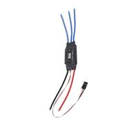 Socobeta Controlador Electrónico de Velocidad sin Escobillas Unidireccional para Barco RC, Amplia Aplicación ESC para Barco RC, 1 Pieza (30A)