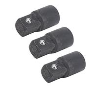 Socobeta Convertidor de Llave Adaptador de Zócalo de Acero con Alto Contenido de Carbono Brillante 3/8 a 1/2 para Apriete de Trinquete