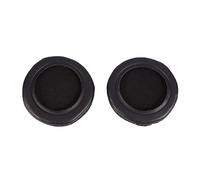 Socobeta Cubierta del Oído de Auriculares, Cuero Proteico y Espuma Suave de 55 Mm de Diámetro Auriculares de Ruido de Hojas de Rosquilla para Reemplazo
