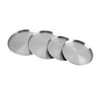 Socobeta Cubierta Superior de Estufa, Cubierta de Quemador óxido de Acero Inoxidable y Plata de Corrosión con 2 X Superior de Estufa para Restaurante para Casa