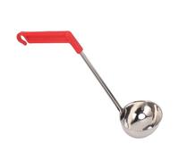 Socobeta Cucharón de Sopa de Acero Inoxidable con Curvado, Antiescaldaduras para Cocinar Chile y Salsa de Soja, Ideal para la Cocina Casera (180ML)