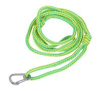 Socobeta Cuerda de Seguridad para Barcos, Cuerda de Amarre Elástica Resistente de 2,4 M para Yates, Kayak y Canoa, Amarillo y Verde