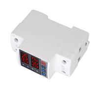 Socobeta Dispositivo de Protección contra Sobretensión de Reinicio Automático Ajustable para Aparatos Eléctricos Retardante de Llama AC220V (40A)