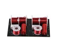 Socobeta Divisor de frecuencia de 2 Piezas 2 vías 2 Unidades Hi-Fi Audio Filtro Cruzado de Audio Altavoz Distribuidor de frecuencia Módulo de Bricolaje