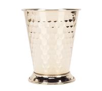 Socobeta Elegante Taza de Julepe de Menta de Acero Inoxidable para Cóctel, Taza de Metal de 400 Ml para Bar en Casa, Fiesta de Boda, 4,6x3,7 Pulgadas (Estilo 2)