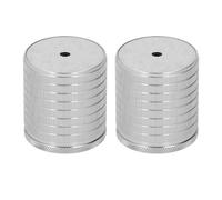 Socobeta Elevadores de Patas de Mesa Soporte de Ajustable Resistente para Muebles Soporte de Carga Fuerte para sofá Cama Aleación de Aluminio 2 Piezas, para Mejoras en el Hogar (Gris)
