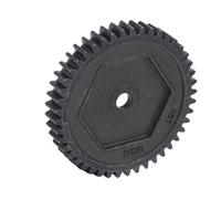 Socobeta Engranaje de Acero Premium RC de 45 Dientes de 0,8 M para Coches Modelo de Control Remoto, Engranaje de Metal Duradero y de Alta Eficiencia, 1 de Acero