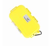 Socobeta Estuche de Almacenamiento Impermeable a Prueba de Golpes, Caja Hermética para Actividades Al Aire, Diseño ABS Duradero, Adecuado para Herramientas EDC y Más (Amarillo)