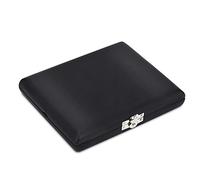 Socobeta Estuche de Madera para Caña de Oboe, Caja de Almacenamiento, Cubierta de Cuero PU, Accesorio Compacto para Instrumentos para Cañas (10 Uds.)